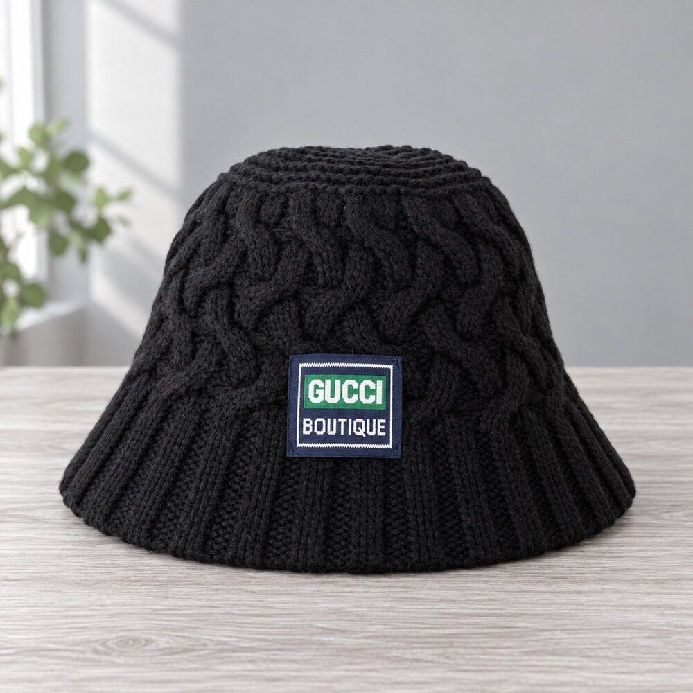 Gucci Cable Knit Bucket Hat